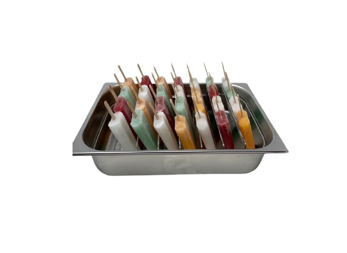 VG361615 Stainless steel ice cream tray 360x165x h150 mm
